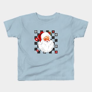 Santa in retro style Kids T-Shirt